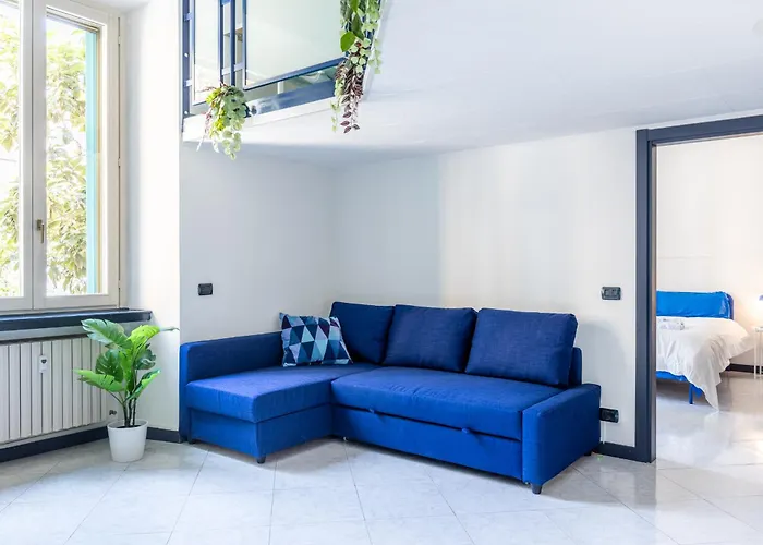 Blue Loft In The Heart Of Milan, Next To Metro Station Apartman *